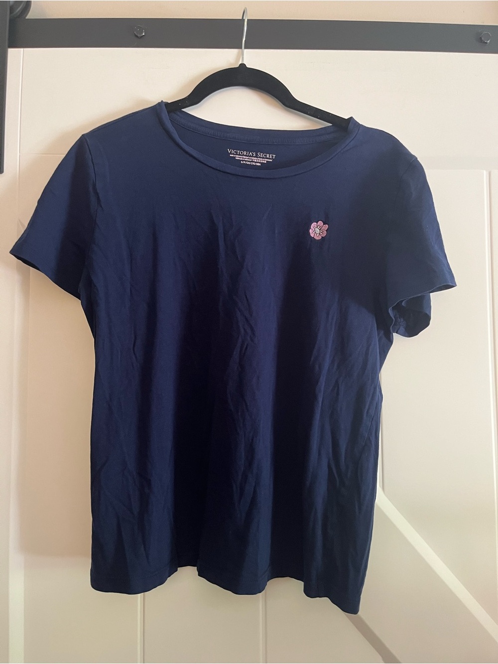 Navy VS Flower Tee